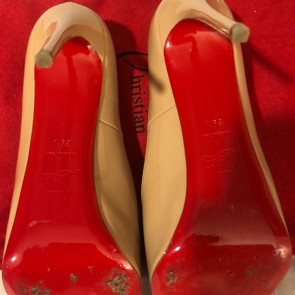Christian Louboutin New Very Prive 120 Nude 39.5 - Picture 6 of 6